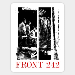 Front 242 ∆∆ Original Aesthetic Fan Design Sticker